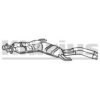 BMW 18129068598 Middle Silencer